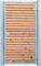 Tor Holztor Gartentor Hoftor Verzinkt mit Pfosten & Holzfüllung Q HxB 150x125cm