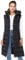 Fashion Knot Ladies Padded Gilet Longline Hooded Jacket Quilted Winter Wear Long Hooded Side Split Puffer Long Body-Warmer Coat Size 8-18…