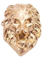 DELICK Broches, Broches for Femmes , Tête de Lion en Relief tridimensionnel rétro Hommes et Femmes Costume Broche