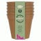 Garden Bamboo Seed Trays Pots & Saucers Sage Green or Terracotta indoor outdoor Greenhouse Compostable Bamboo Fibre Plastic Free 5 Year life (5 Terracotta Flower Pots)