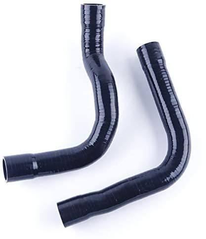 LUXERAD Kit de manguera de refrigerante de silicona para radiador BMW E36 318 318i 318is 318ti 1992 1993 1994 1995 1996 1997 1998 1999 (negro)