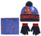 Spiderman Unisex Kids Höschen Mütze und Handschuhe Set, Blau, Estándar