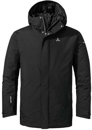 Schöffel Herren Style Froda Mns Winter Parka, Schwarz, 48 EU