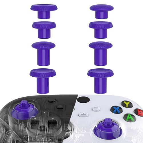 eXtremeRate ThumbsGear V2 Thumbsticks für Xbox Series X/S/Core Controller, für Xbox One S/X, für Xbox One Elite V1, Austauschbar Joysticks Aufsatz für Nintendo Switch Pro Controller-Lila