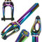 Chilli Pro Scooters Stunt-Scooter Fork Trick Roller Ersatz Tuning Gabel IHC I SCS I HIC passend für 100 I 110 I 120mm Rollen (Beast V2 Rainbow Neochrome)