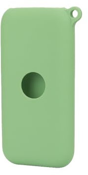 FTRONGRT Case for Apple Vision Pro Battery, with Lanyard, Soft Silicone, Waterproof, Stain-Proof and Drop-Proof, Portable Power Bank Protective Case for Apple Vision Pro Battery - Matcha Green