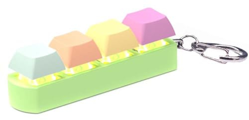 BOLAXHCA 1 Stück Entspannungsspielzeug Keyboard Clicker Toy Keyboard Cube-Toy Mechanical Key Toy Kunststoffknopf Stressabbau für Erwachsene Geschenke,F