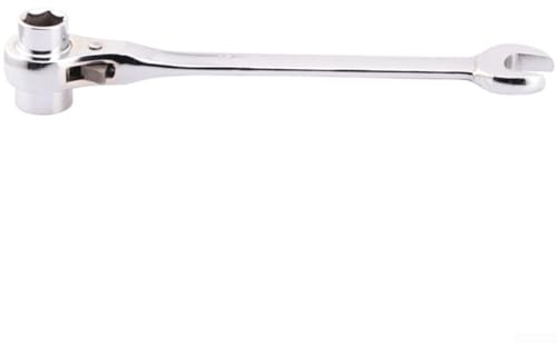 ZYWUOY Llave de trinquete para andamios, llave de vaso 2 en 1 para obras de construcción