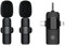 JAPOO Kabelloses 3-in-1-Mikrofon für iPhone, Android, USB-C-Mikrofon, professionelles kabelloses Lavalier-Mikrofon, Geräuschunterdrückung, Kondensatormikrofon für Interview, Video, Podcast, Vlog,