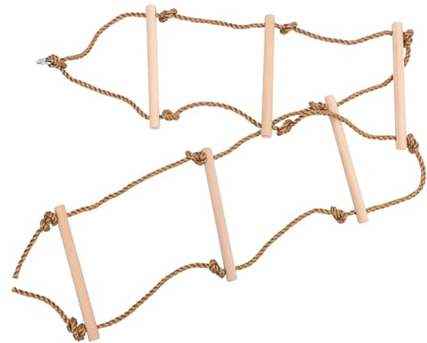 ibasenice Junge Mädchen Kletterleiter Aus Holz Outdoor Spielzeug Für Sport Und Bewegung Stabile rutschfeste Treppe Für Junge Mädchen Drinnen Und Draußen Für Freizeitaktivitäten Und