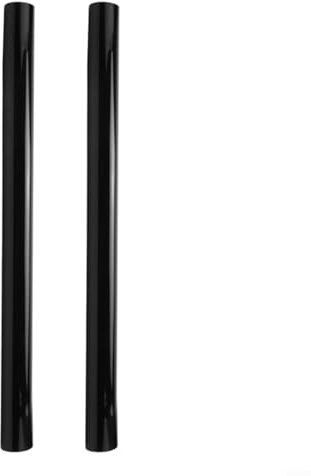 Gettimore 2 estensioni diritte per tubo di aspirazione in plastica nera, diametro interno 32 mm, tubo di collegamento rigido per accessori per aspirapolvere