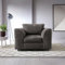 CHICAGO JUMBO CORD SOFA RANGE (Grey, Armchair)