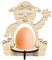 Portauova di Pasqua, espositore per uova in legno - Espositori per portauova in legno - Espositore per uova di Pasqua, portauova per soggiorno, camera da letto, casa, scrivania