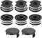 CHIHOLEN 6 Bobine Fil Coupe Bordure compatible avec TLP-01,Convient pour Parkside PRTA 20-Li A1/B1/B2/C3,PRT 300 A1,PRT 550 A1/A3,Ø1,6mm-8,3m,avec Capuchon TLP-01-1(6 Bobine+2 Couvercle)