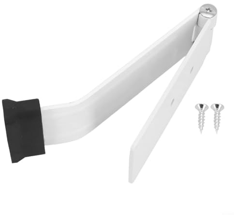 Keeps Doors Open While Reducing Noise Innovative Kick Down Mechanism for Easy Use (White)