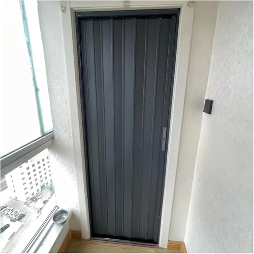 GXXINGIN Porte accordéon Pliante en Aluminium, Porte coulissante intérieure pour Garde-Manger de Cuisine, Porte de séparation de pièce (H 200 cm, l 151 cm)