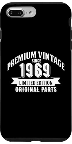 Meme di alta qualità vintage dal 1969 56° compleanno parti originali Custodia per iPhone 7 Plus/8 Plus