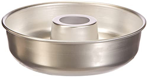 Baldassare Agnelli Family Cooking Rame e Pasticceria Pentole Agnelli COAL37LE22-Rosquilla Tubo, 22 cm, Aluminio, Plateado, 22 cm
