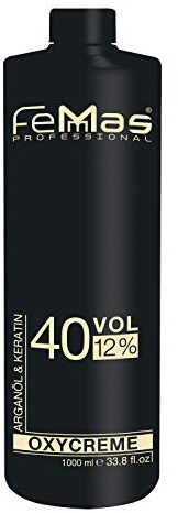 FemMas Oxycreme in 12% 1000 ml I Oxidationsmittel zum Haare färben & Tönen I Leichte Anwendung & optimaler Halt I Entwickler für gleichmäßige Ergebnisse in Salon-Qualität I Hair Color Developer