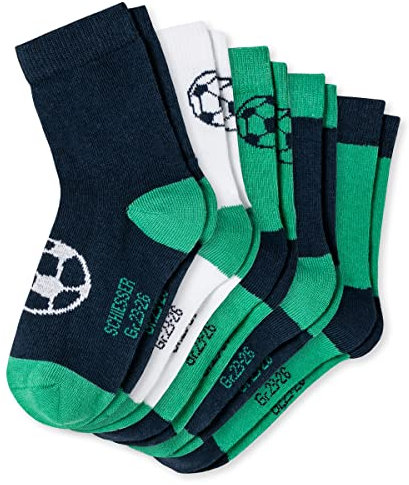 Schiesser Jungen Kinder Kids Größe 19 Bis 34 Strümpfe Socken - 5er PACK, Sortiert 1_173049, 27-30 EU