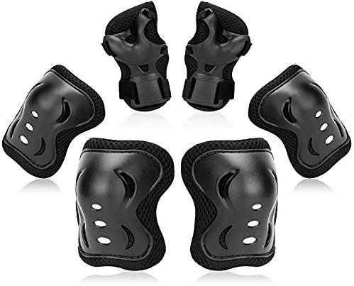 Kids/Youth Knee Pads Elbow Pad Wrist Guards Protective Gear Set, for Child Roller Skates, Cycling Bike, Skateboard, Inline Skatings, Scooter Riding, BMX bike, And Other Outdoor Sports Activities