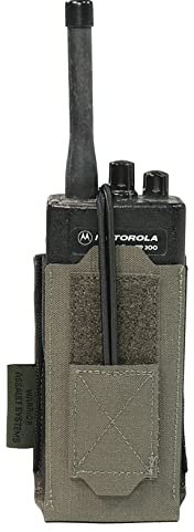 WARRIOR - A.S. was Laser Cut Adjustable Radio Pouch, Ranger Green