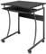 Techly 363678 Scrivania Compatta con Ripiano Estraibile per Tastiera Nero
