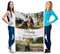 Personalisierte Fotodecke mit Eigenem Foto & Text | Minky Kuscheldecke | Weiche Fleecedecke mit Fotocollage | Babydecken (2 Foto)