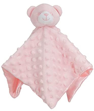 Soft Touch BC34 Doudou douillet en forme d'ours à bulles pour fête prénatale Rose