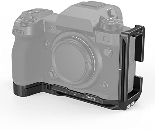 SMALLRIG X-H2S/ X-H2 L Bracket for FUJIFILM X-H2S/X-H2 with Built-in Quick Release Plate for Arca-Swiss, 1/4-20 Threaded Holes and Wrist Strap Hole - 3928B