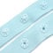3m Druckknopfband 18mm Druckknopf Band Bodyverschluss Miederband Farbwahl, Größe:Breite 18 mm | Abstand 25 mm, Farbe:hellblau