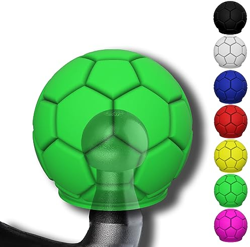 R-Satz Shop Anhängerkupplung Kappe Fußball Abdeckung Lustig - Auswahl aus 7 Farben - AHK Kugelschutz Schutzkappe (Grün)