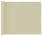 HOMIUSE 75x500 cm Balkon Sichtschutz Garten Sichtschutz Terrasse Balkon Regenschutz Privacy Balkonverkleidung Windschutz Balkon Balcony Privacy Screen Creme
