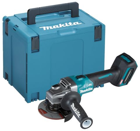 Makita GA004GZ01 40V Max Li-ion XGT Brushless 115mm Angle Grinder Supplied in a Makpac Case - Batteries and Charger Not Included