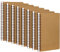 Yarotm Notizbuch A5 Kariert - 8 Stück Notizblock a4 Kariertes 5mm - Din a5 Block Kariert - Heft Spiralblock A5-100g/m² Graph Paper Notebooks Kraft Hardcover - Notiz Ringbuch a5
