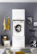 respekta Waschmaschinenschrank Trockner Schrank stabile Bauart 67 cm Weiß Clara, HWRSET2