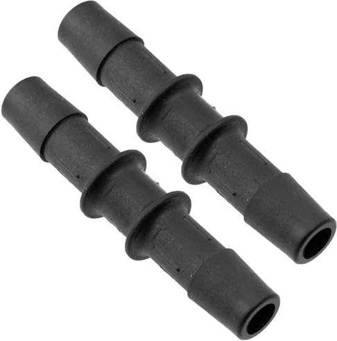 AERZETIX - C70147 - Juego de 2 manguitos de conexión, tubo de refrigerante universal en forma recta - longitud 60mm - diámetro exterior 9mm - en plástico