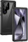 Lanhiem Coque pour Samsung S24 Ultra, [IP68 Étanche & Antichoc] 360 Protection Integrale Double Renforcé Waterproof Etui Antipoussière Incassable Housse Compatible avec Samsung Galaxy S24 Ultra, Noir