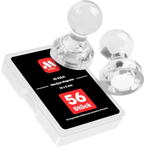 Magnete Stark, Magnete für Magnettafel, 56 Stück 11x17mm
