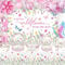 154 Paquete Primavera Flores Silvestres Decoraciones de Fiesta Floral Vajilla Platos Globos Telón de Fondo Set Wildflower Vajilla Favor de Fiesta para Cumpleaños Fiesta de té Para 20 personas