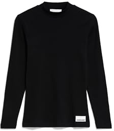 ARMEDANGELS Damen RIPP-Longsleeve Slim Fit aus Bio-Baumwoll Mix FATIMAARA Slim Fit