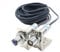 Schiebetor-Bausatz E3F-20C1/E3F-20L Laserstrahl-Lichtschranke, Infrarot-Sensor for sichtbares Licht Elektrischer Toröffner-Bausatz(PNP normal open)