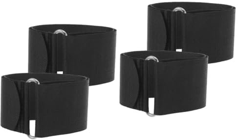 BCOATH 4 Stück Riemen Für Rudergeräte Ceinture-einbrüche Fußstütze Lestage Gepolstert Oberschenkelgurte Für Das Fitnessstudio Rad Traktion Ceinture Poids Entrainement Vermischt