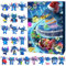 Ficlwigkis Adventskalender 2024,Weihnachtskalender Adventskalender Kinder mit 24 Anime Figuren,Kinder Adventskalender 24 Tage Countdown Adventskalender Weihnachten Weihnachtsstrumpffüller Geschenke
