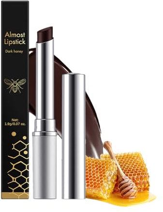 Dark Honey Tinted Lip Balm - Long-Lasting Moisturising Formula. Repairs Lip Lines, Prevents Dryness & Cracking. Holiday Essentials For Women. Color Organic.