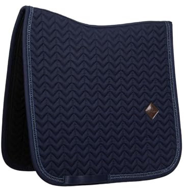 Kentucky Horsewear - Tapis de selle - incl Chaîne en métal - Tapis de selle - Dressage - marine