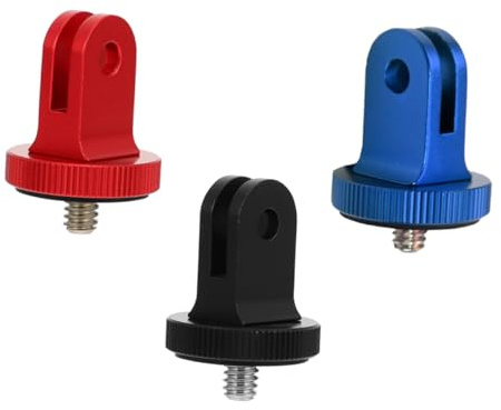 FELTECHELECTR 3pcs Camera Mount Adapter Ptz Adjustment Dial for Action Cameras Accessories Tripod Convert Mount for Outdoor Photography