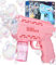 Seifenblasenpistole Kinder Seifenblasenmaschine,Seifenblasen Machin 10000+ Blasen/Minute mit 90ML Seifenblasenlösung,Automatische Bubble Maker Geschenk für Kinder/Geburtstag/Party