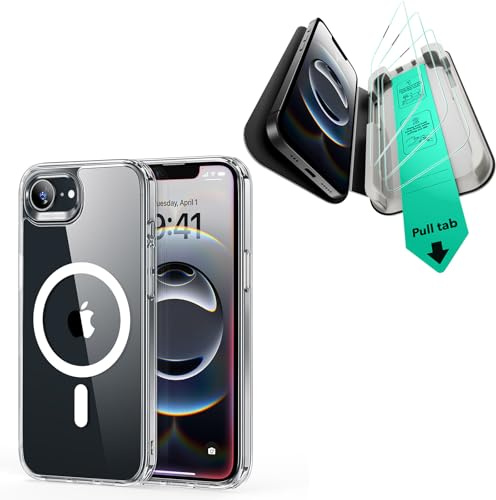 ESR for iPhone 16e Case Bundle 3 Pack for iPhone 16e/ iPhone 14/ iPhone 13 Pro/iPhone 13 Screen Protector