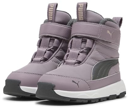 PUMA Kinder Evolve Stiefel 23, Plum Jam Shadow Gray Purple